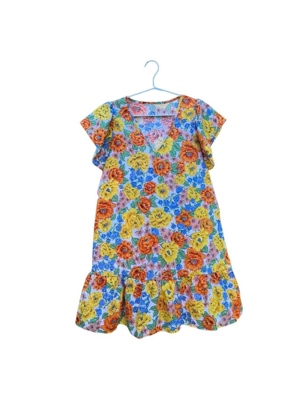 SHEIN Women’s Popping with Color Floral Dress Size Medium Shoes Available S10 - Picture 5 of 15